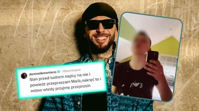 Malik Montana zastraszył fana. Ten aż się opluł w ramach przeprosin