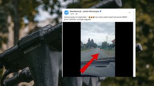 Pędził hulajnogą z prędkością auta. Szokujące nagranie krąży w sieci