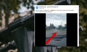 Pędził hulajnogą z prędkością auta. Szokujące nagranie krąży w sieci