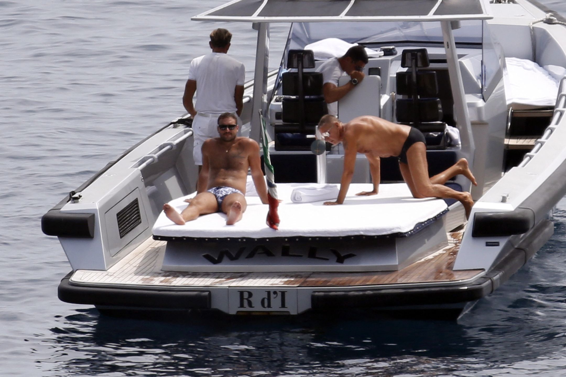 Stefano Gabbana i Luca Santonastaso na wspólnych wakacjach