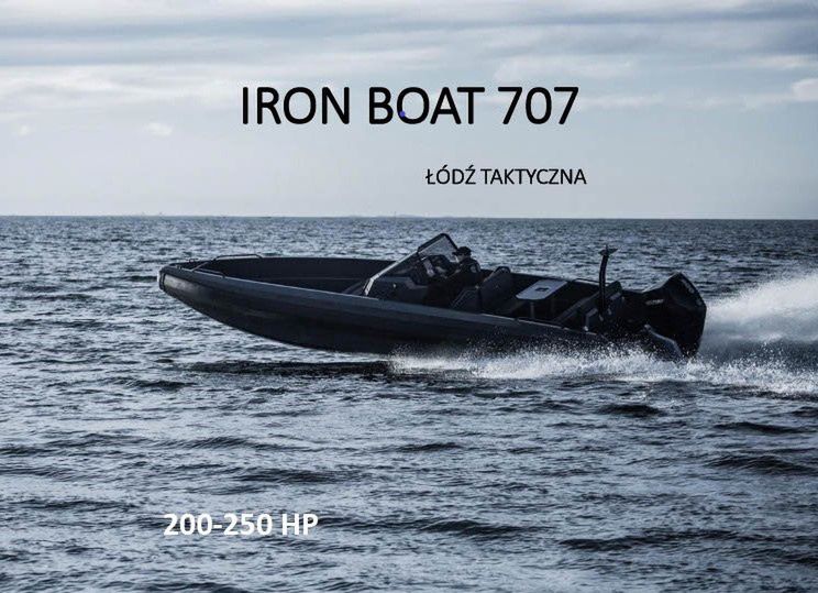 Tak wygląda łódź taktyczna Iron Boat 707, którą chce kupić Fundacja GROM. Siła i Honor