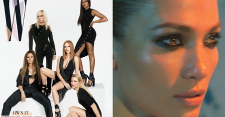 Jennifer Lopez i Donatella Versace na okładce "W"