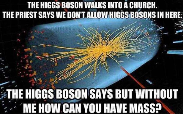Bozon Higgsa wchodzi do kościoła...