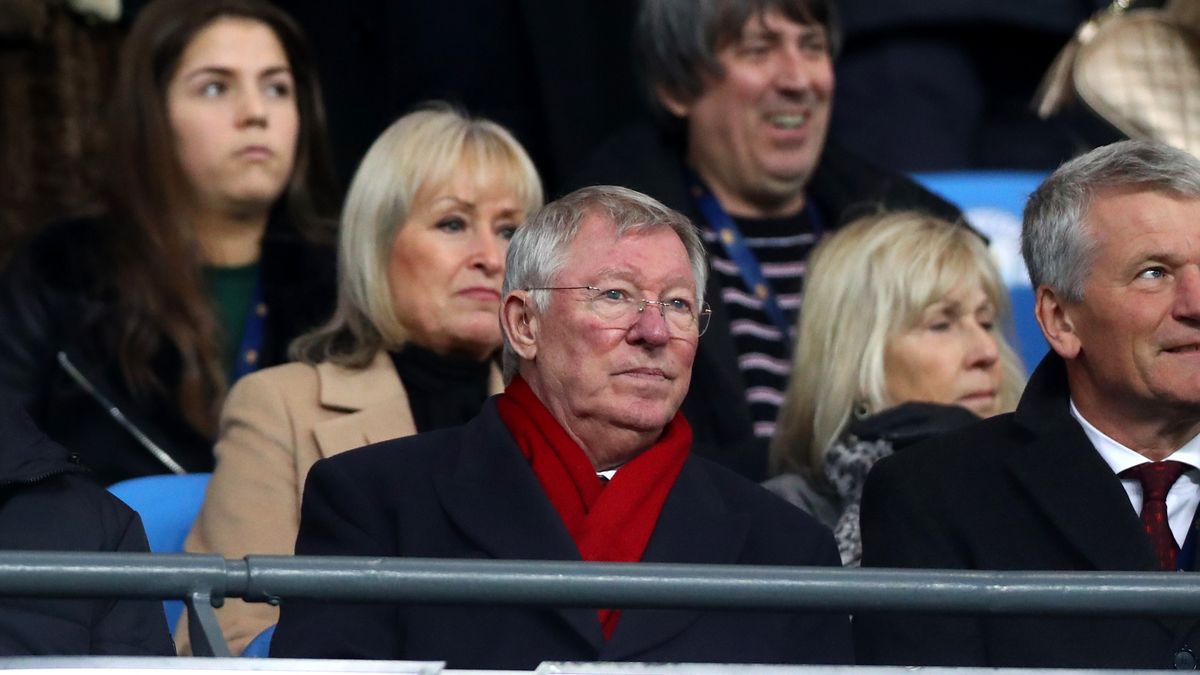 MANCHESTER, ENGLAND - DECEMBER 07: Sir Alex Ferguson watches the game from the stands during the Premier League match between Manchester City and Manchester United at Etihad Stadium on December 07, 2019 in Manchester, United Kingdom. (Photo by Chloe Knott - Danehouse/Getty Images)