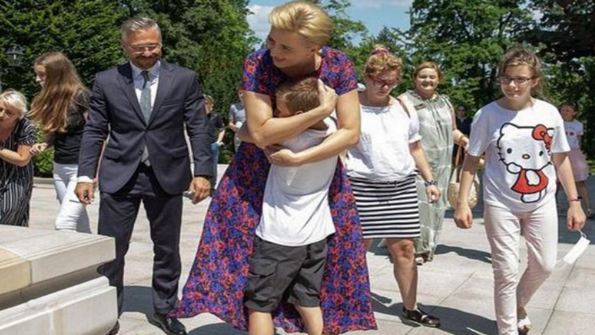 Agata Duda w swojej zabójczej kreacji