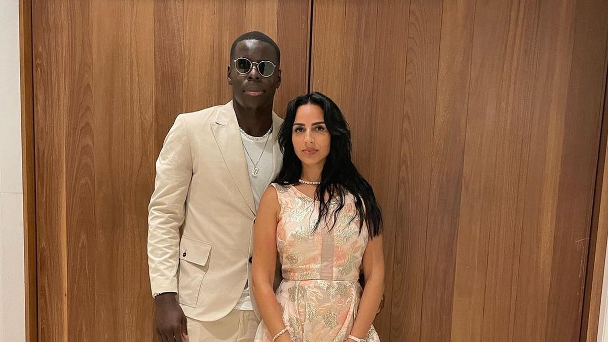 Kurt Zouma z żoną, Sadrą.