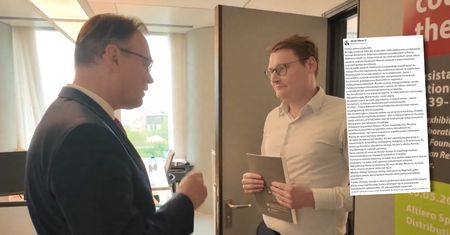 Niemiecki europoseł o akcji Mularczyka. "Wszedł bez zaproszenia"