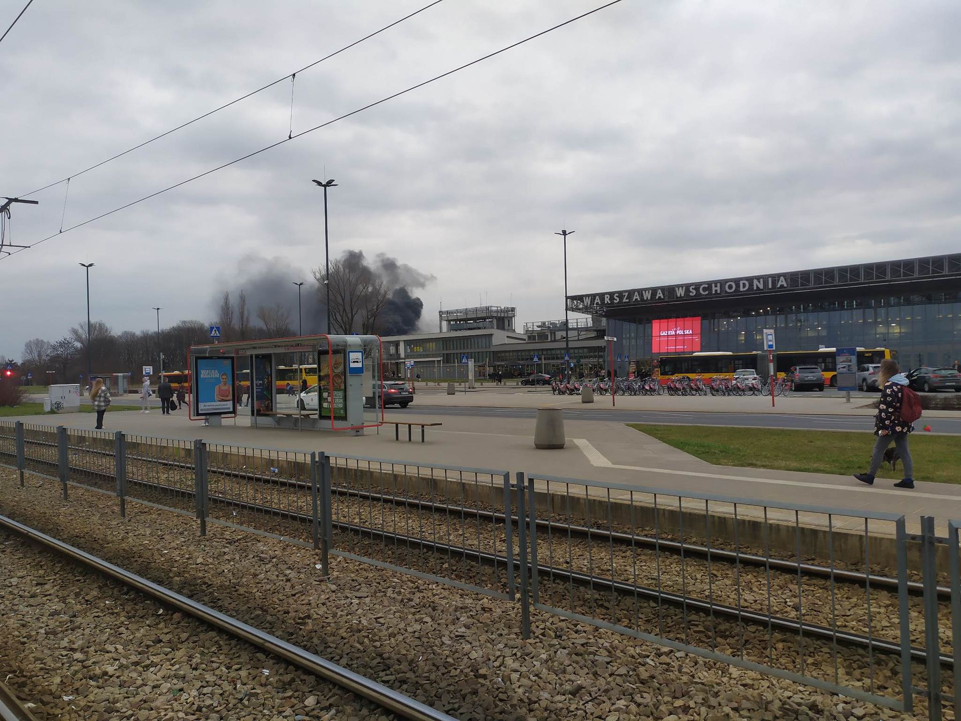 Pożar w Warszawie