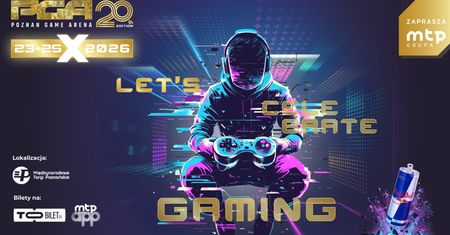 Poznań Game Arena 2026 zyskało potężnego partnera. Red Bull dołącza do jubileuszowej edycji