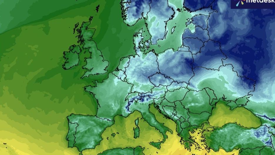 Temperatury w Europie w nocy z wtorku na środę