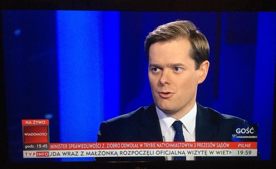 Spotkanie w Ostrowcu Św. z posłem Jarosławem Krajewskim.