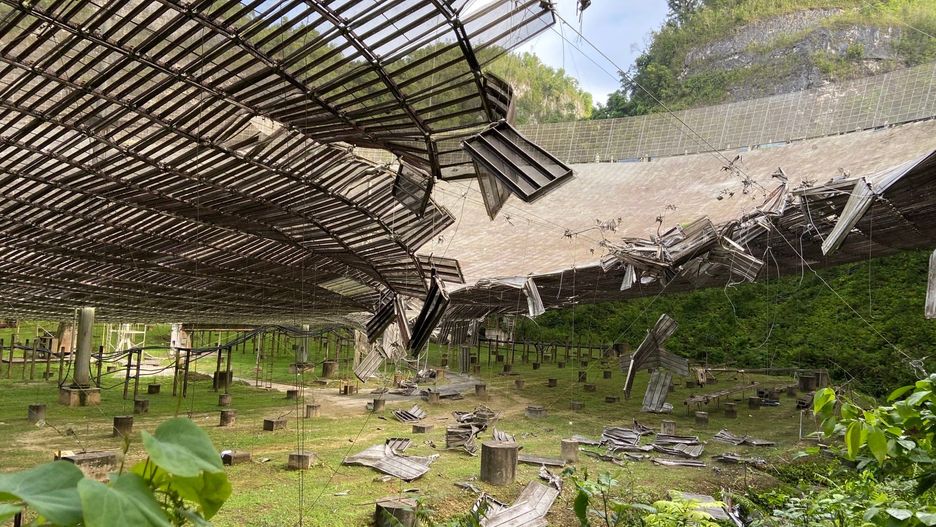 Obserwatorium Arecibo pokazało skalę zniszczeń