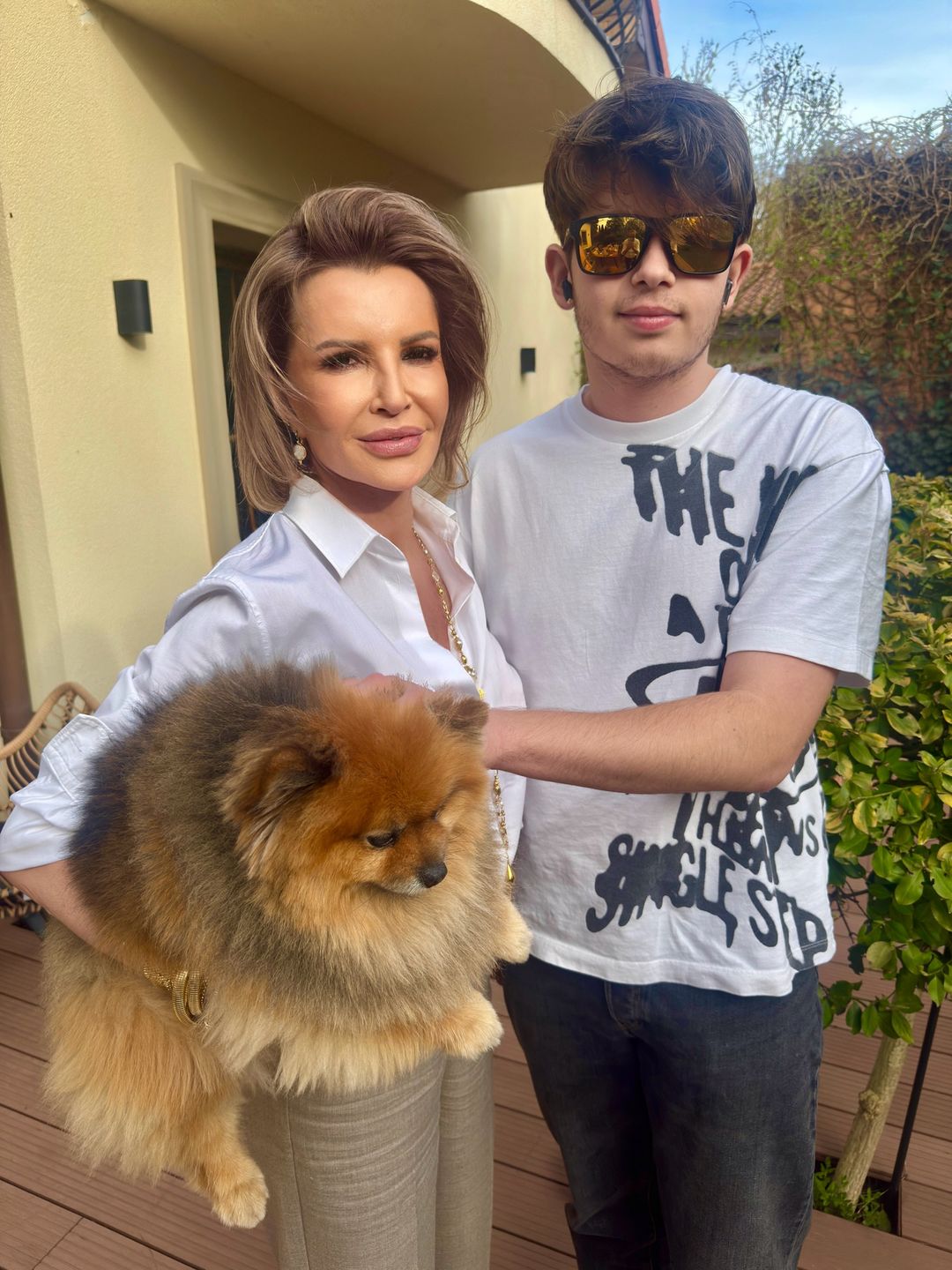 Joanna Racewicz i jej syn Igor