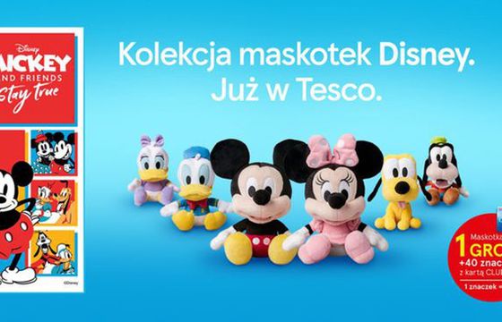 Tesco rusza z największą w swojej historii akcją lojalnościową, w której można zdobyć maskotki Disneya