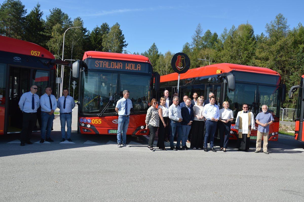 Stalowa Wola: Miasto wzbogaciło się o pięć elektrycznych autobusów miejskiej komunikacji