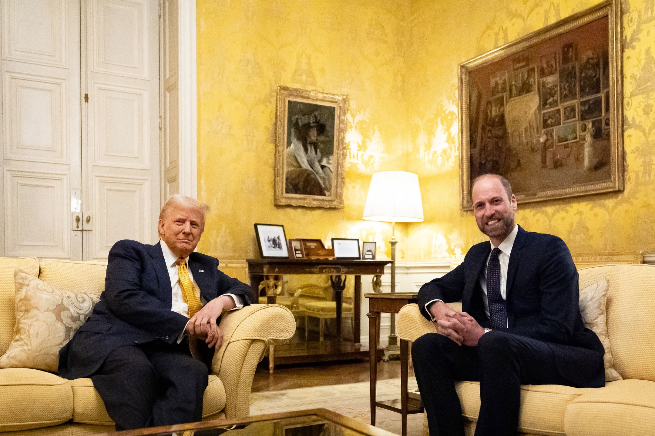 Donald Trump i książę William