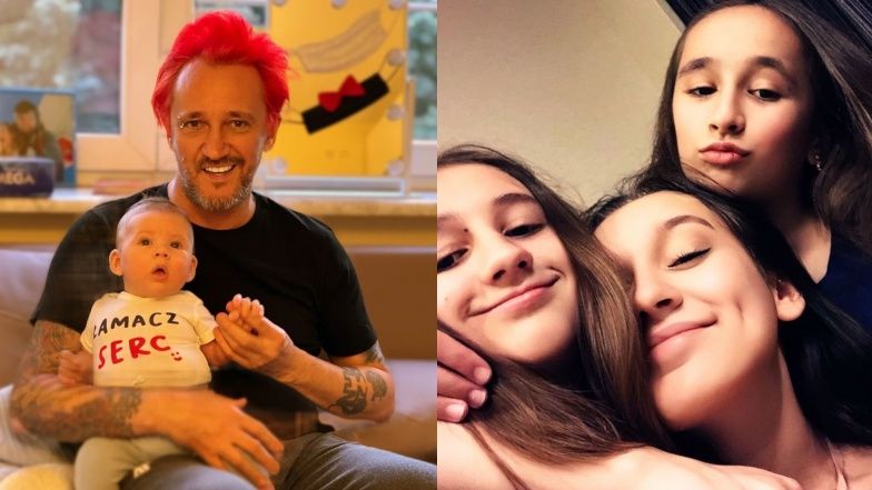 Michał Wiśniewski z rodziną