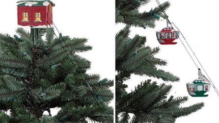 Mini kolejka linowa na twoją choinkę 1