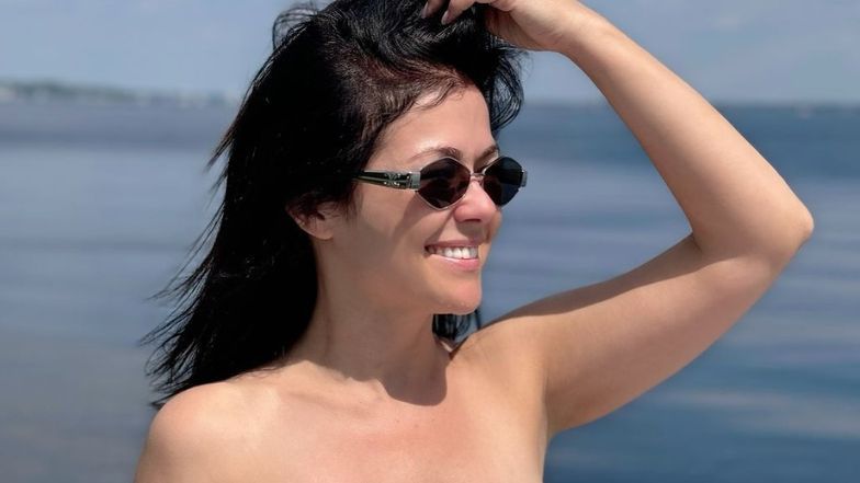 Katarzyna Cichopek wypoczywa od zgiełku miasta