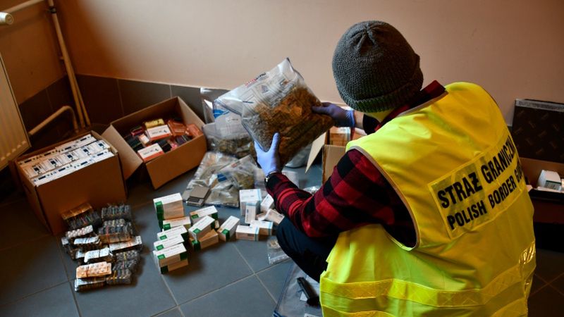 Łączną wartość nielegalnych towarów oszacowano na ok. 300 tys zł