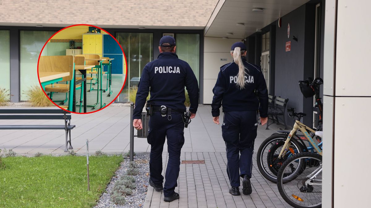 Police Patrol School In Wieliczka Amid Heightened Security Measures
Police officers patrol the grounds of a school in Wieliczka, Poland, on October 9, 2026, amid heightened security measures at educational institutions following a series of attacks and threats targeting schools. (Photo by Mateusz Kotowicz/NurPhoto via Getty Images)
NurPhoto
patrol, october 9 2026, school, wieliczka