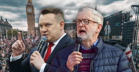 Dwa marsze w Londynie. Dzień Nakby obok wiecu skrajnej prawicy