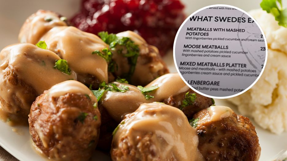 Podróżnicy zamówili klopsiki w Sztokholmie
