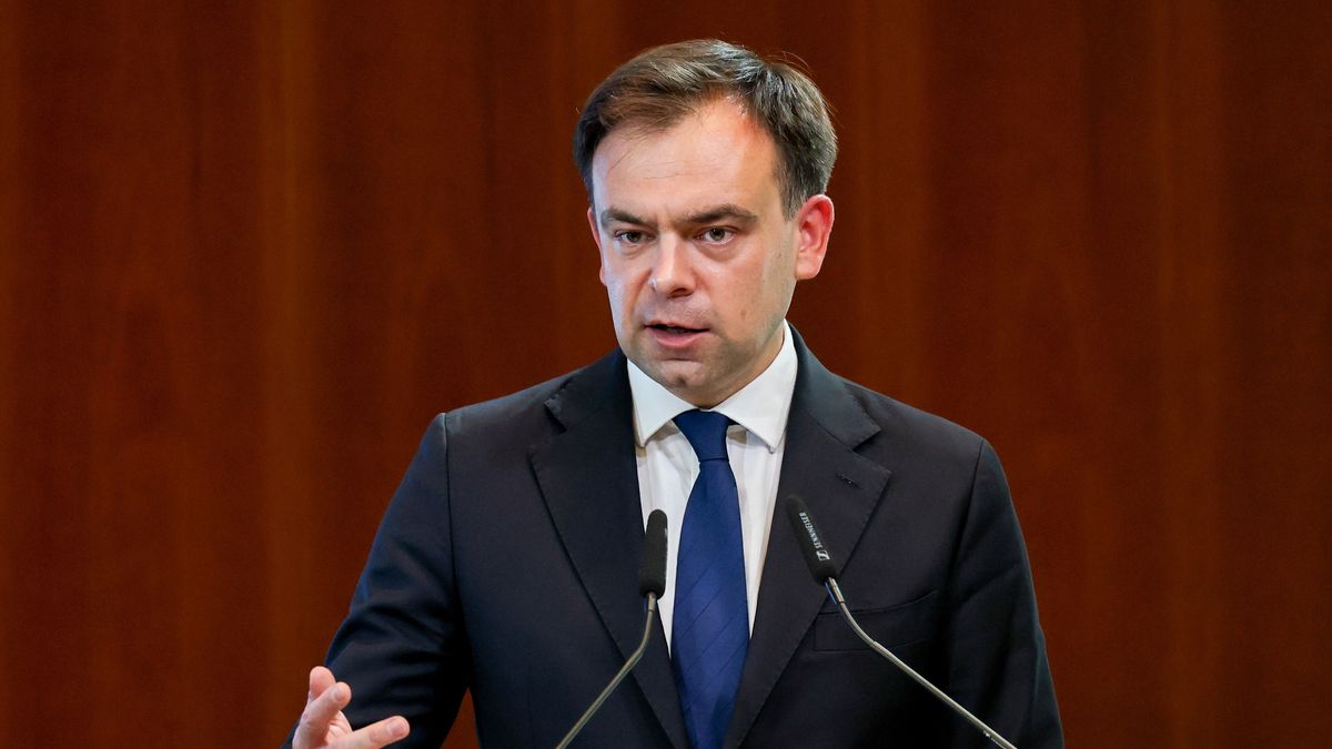 Minister finansów i gospodarki Andrzej Domański