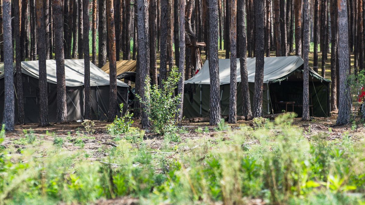 Obóz w miejscowości Wilcze