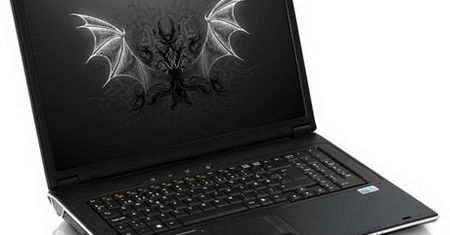 Mityczny laptop w gotyckim stylu