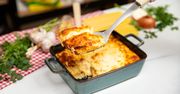 Zawijam makaron w roladki i zapiekam. Najada się cała rodzina