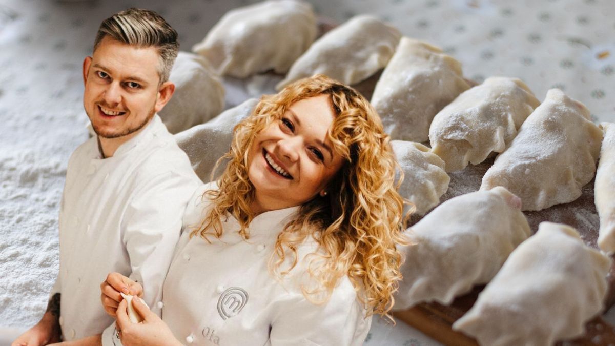 Ola Juszkiewicz i Dariusz Baryga na Wigilię zrobią rybne pierogi