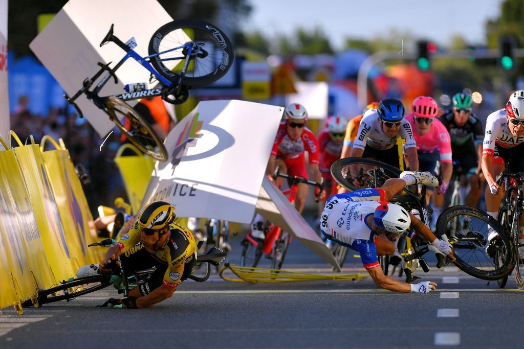 Tour de Pologne. Fabio Jakobsen pokazał twarz po koszmarnym wypadku