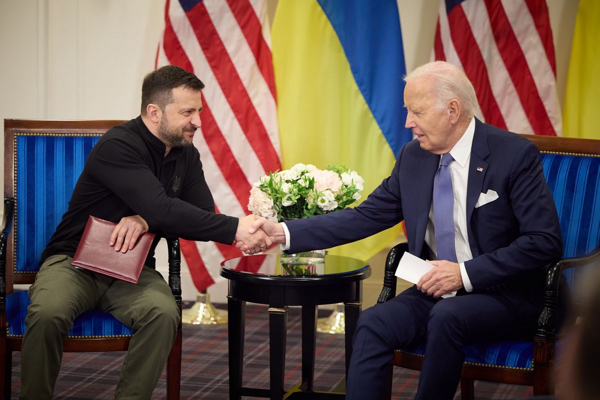 Biden do Zełenskiego: Przepraszam