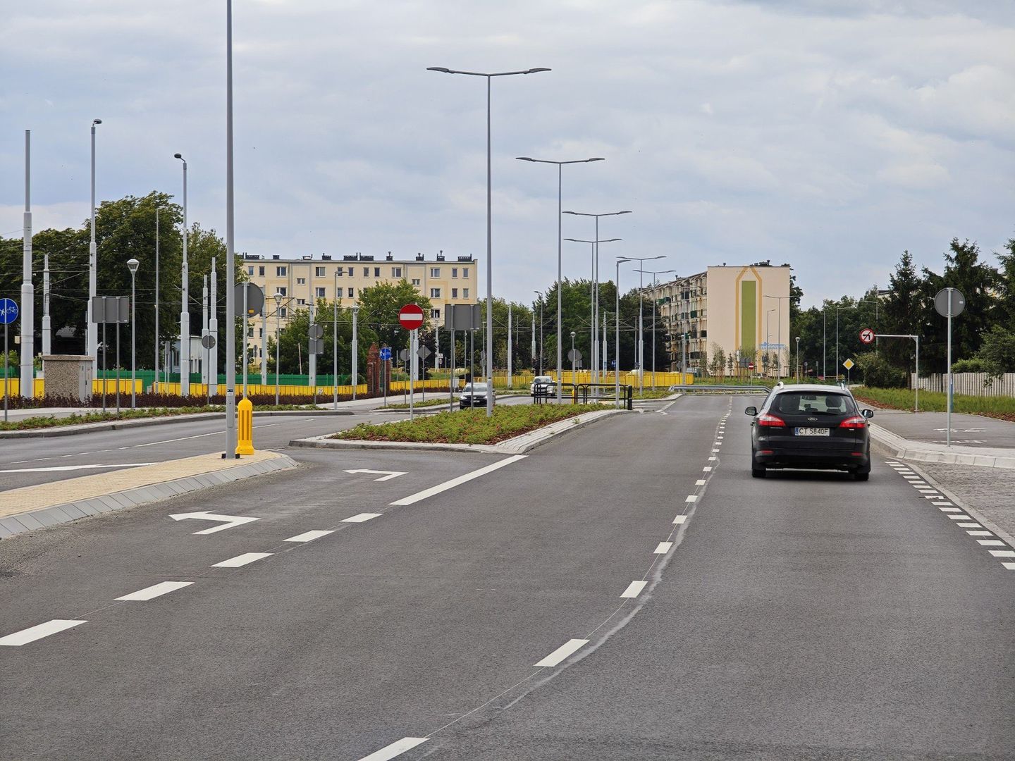 Przebudowany odcinek Szosy Okrężnej w Toruniu