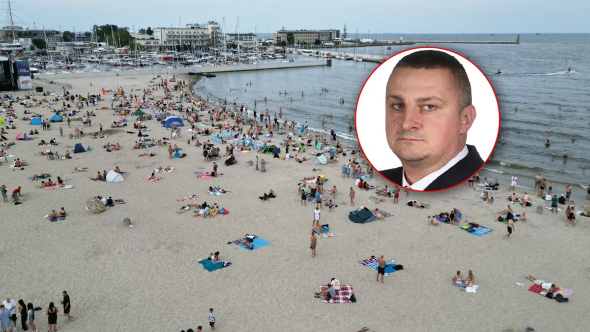 Sebastian Kluska mówi o bezpiecznym wypoczynku nad morzem.