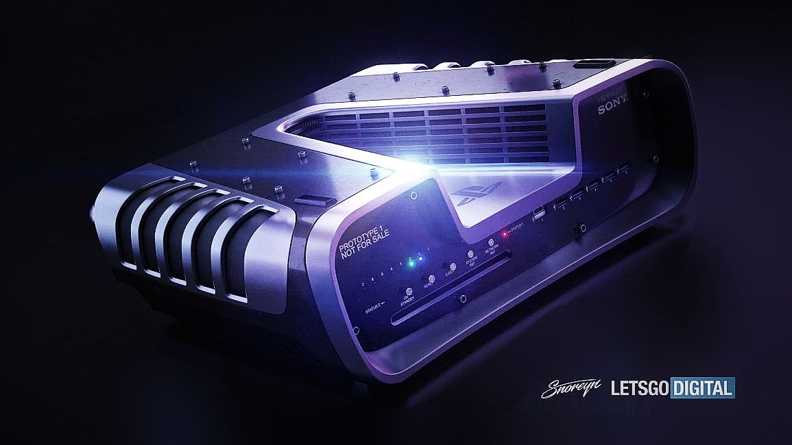 Grafika koncepcyjna PlayStation 5, fot. Snoreyn/LetsGoDigital