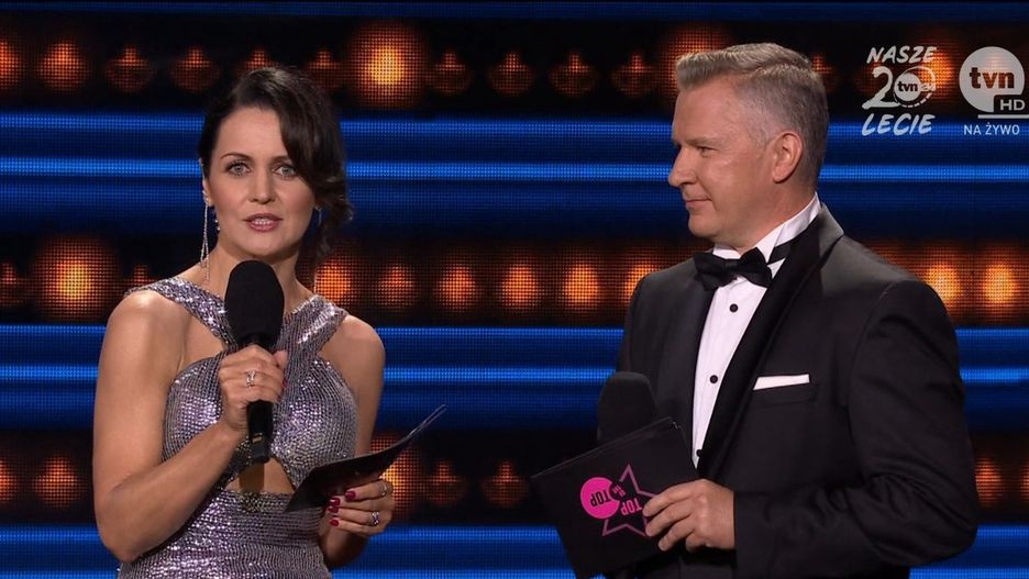 Diana Rudnik i Grzegorz Kajdanowicz na koncercie w Sopocie