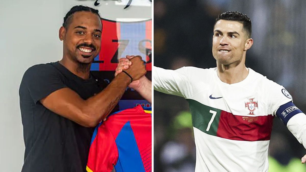 Na zdjęciu: Fabio Paim i Cristiano Ronaldo