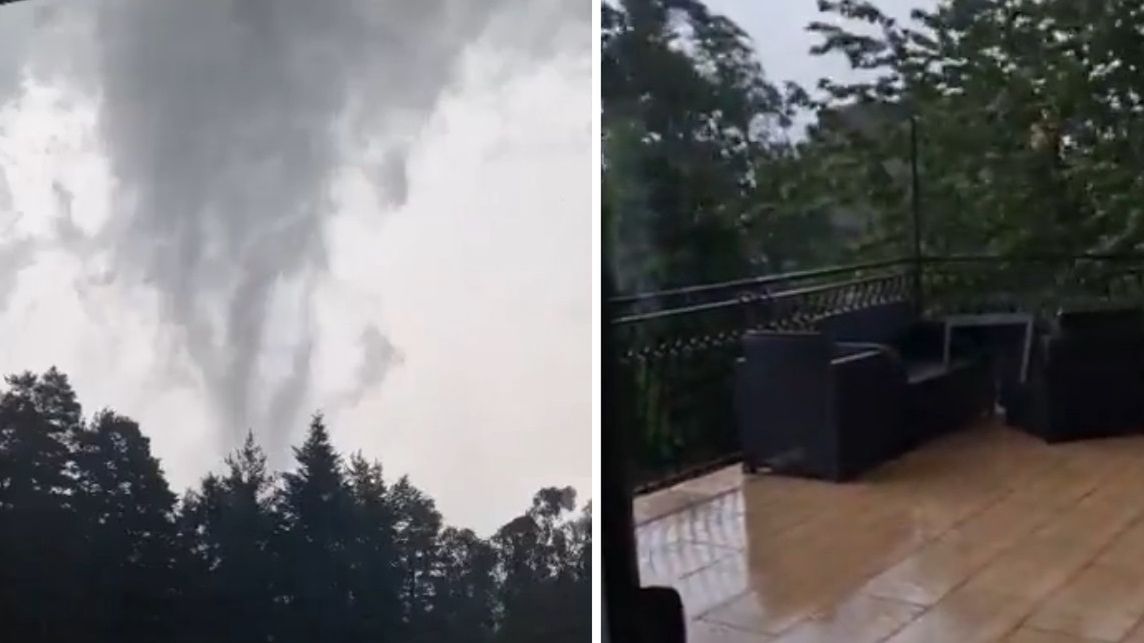 W powiecie suskim pojawiła się trąba powietrzna 