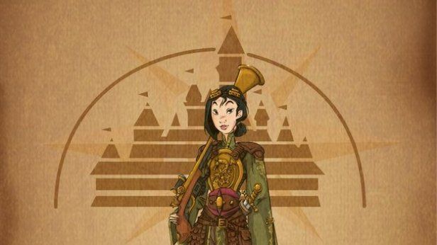 Bohaterowie Disneya w steampunkowym stylu! 1