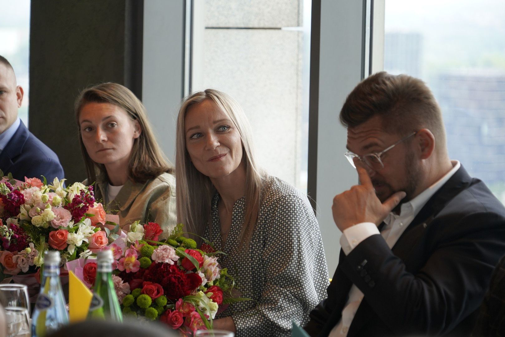 Prezydent Katowic Marcin Krupa spotkał się z piłkarkami GKS Katowice po zdobyciu przez nie mistrzostwa Polski