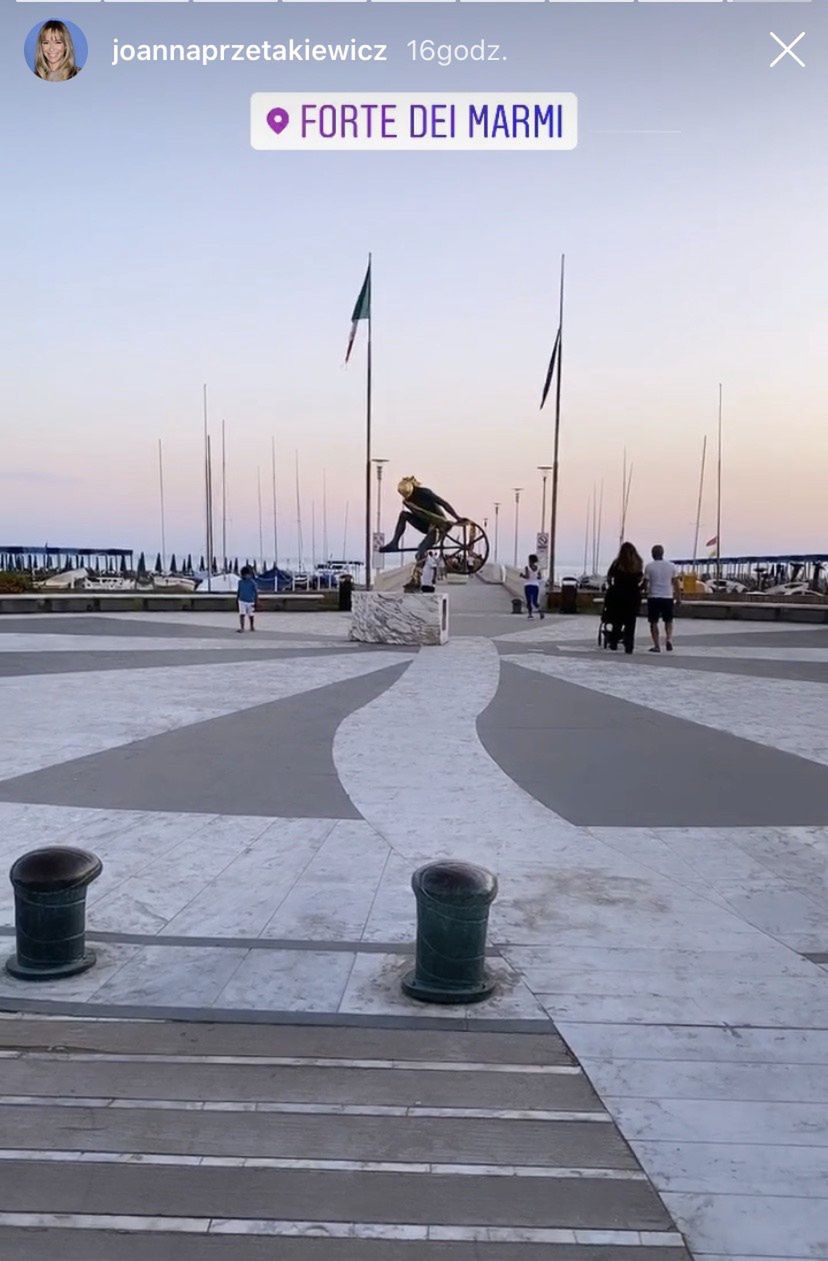 Joanna Przetakiewicz na wakacjach we Włoszech