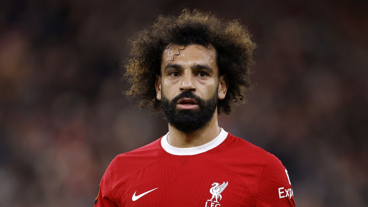 LIVERPOOL, ENGLAND - OCTOBER 5: Mohamed Salah of Liverpool on the pitch during the UEFA Europa League match between Liverpool FC and R. Union Saint-Gilloise at Anfield on October 5, 2023 in Liverpool, England. (Photo by Richard Sellers/Sportsphoto/Allstar via Getty Images)