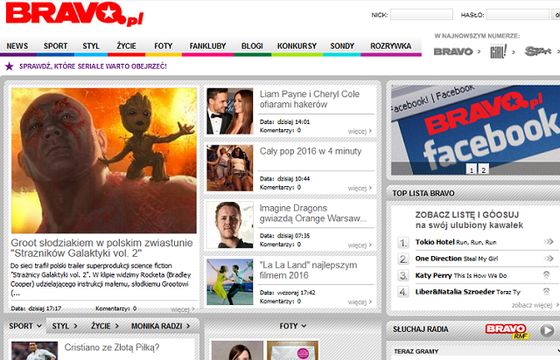 Interia rezygnuje z witryny Bravo.pl. „To porządkowanie portfolio serwisów grupy”