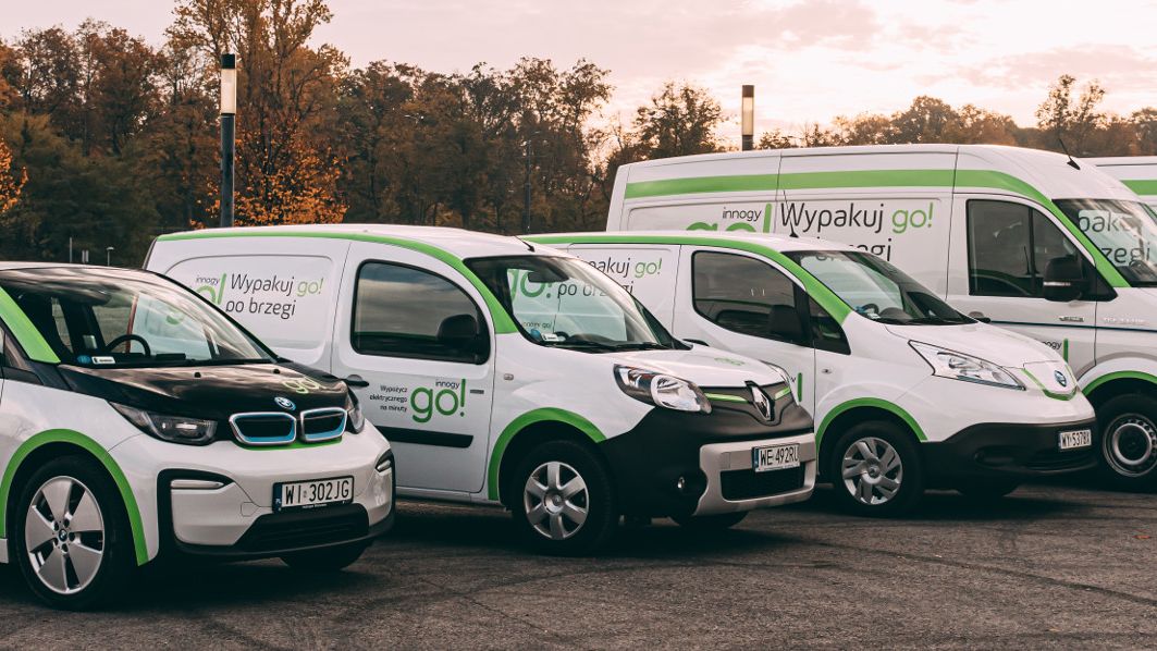 Wśród nowych aut innogy GO! znalazł się Nissan e-NV200, Renault Kangoo Z.E., Volkswagen e-Crafter oraz MAN eTGE