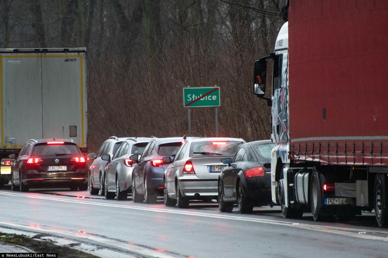 Gigantyczne korki na polskiej granicy z Niemcami. "Horror"