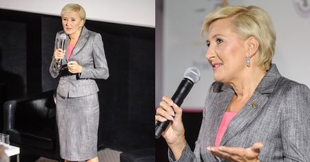 Agata Duda na premierze filmu o raku piersi (ZDJĘCIA)