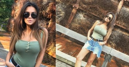 Siwiec chwali się płaskim brzuchem DWA TYGODNIE po porodzie. Fanki: "Tak nie wygląda kobieta w połogu!" (FOTO)