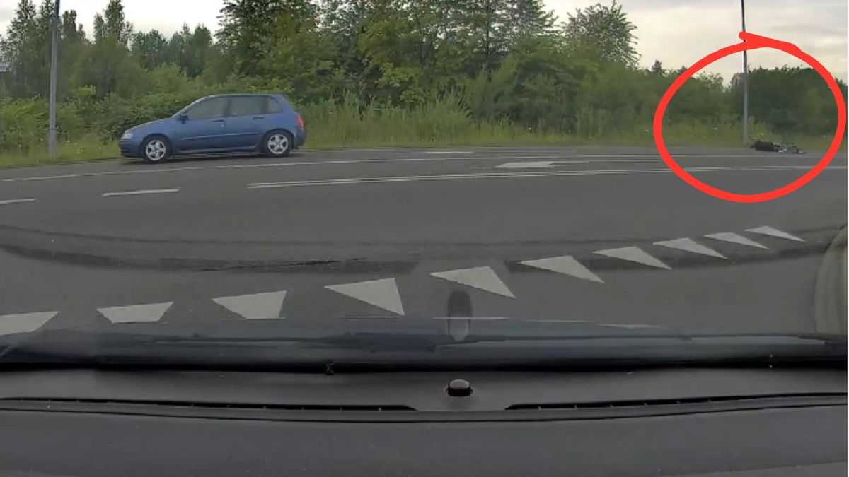 Sprawca kolizji odjechał z miejsca zdarzenia